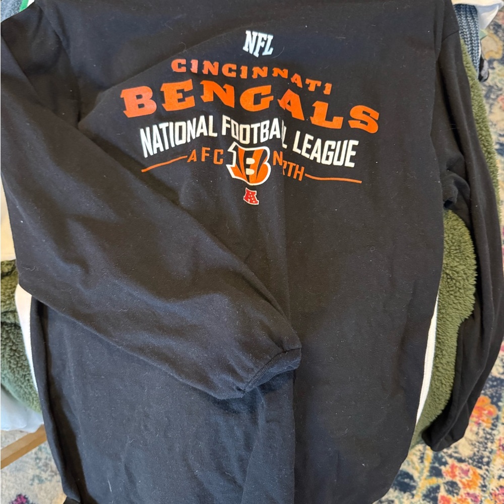 NFL Cincinnati Bengals Black Long Sleeve Tee